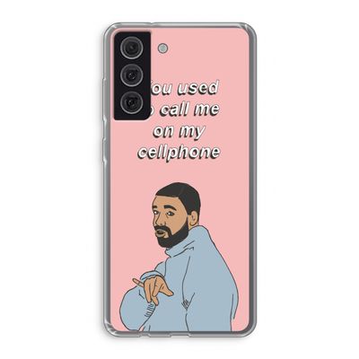 Hotline bling: Samsung Galaxy S21 FE Transparant Hoesje