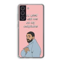 Hotline bling: Samsung Galaxy S21 FE Transparant Hoesje