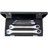 Gedore 2297434 7R-005 Steek-ringratelsleutelset 5-delig Sleutelbreedte (metrisch) 8 - 19 mm