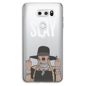 Slay All Day: LG V30 Transparant Hoesje