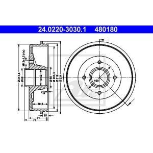 Ate Remtrommel 24.0220-3030.1