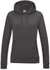 Just Cool JH001F Women´s College Hoodie - Charcoal (Heather) - L