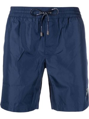 Dolce & Gabbana short de bain à patch logo - Bleu