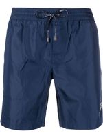 Dolce & Gabbana short de bain à patch logo - Bleu