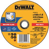 DeWalt Accessoires Extreme 2X Doorslijpschijf INOX 150 x 1.6 x 22,2mm - DT43907-QZ - thumbnail