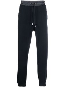 ETRO pantalon de jogging à patch logo - Bleu