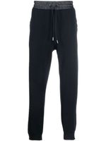 ETRO pantalon de jogging à patch logo - Bleu