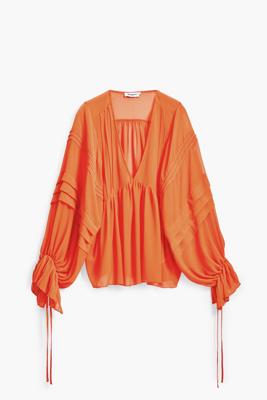 Laagjesblouse - ORANGE - M