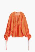 Laagjesblouse - ORANGE - M