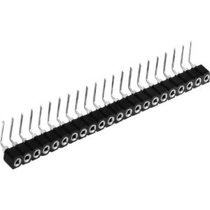 W & P Products Female header (precisie) Aantal rijen: 1 Aantal polen per rij: 20 257-020-3-50-00-6 1 stuk(s)