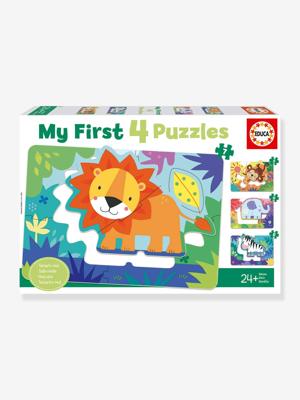 Mijn eerste 4 puzzel 5/8p dieren savanne EDUCA meerkleurig
