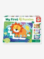 Mijn eerste 4 puzzel 5/8p dieren savanne EDUCA meerkleurig