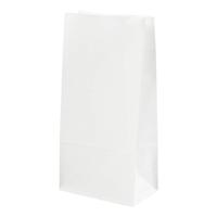Creativ Company Papieren zakken, h: 22.5 cm, afm 6,5x11 cm, 50 gr, wit, 10 stuk/ 1 doos