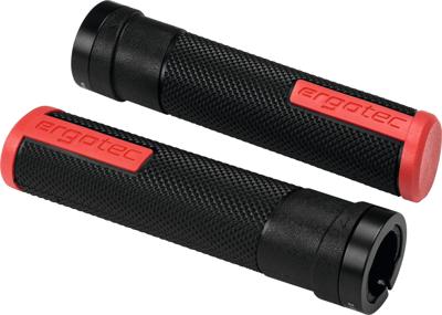 Ergotec Grip porto kraton,pair,bl./red