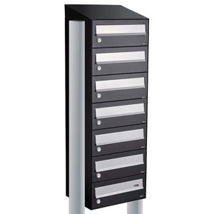 Allux Hive Set 1-Breed, 7-Hoog Met Dak Op Statief Zwart - 40030070_1x7ds