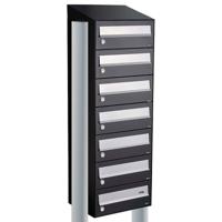 Allux Hive Set 1-Breed, 7-Hoog Met Dak Op Statief Zwart - 40030070_1x7ds