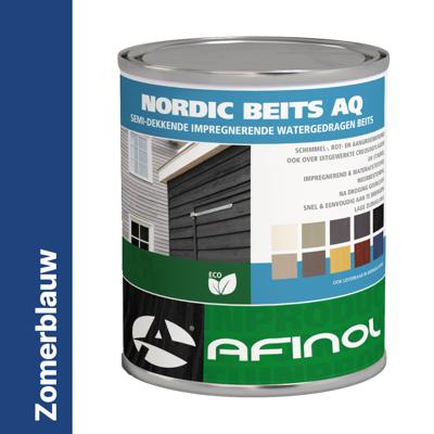 Afinol Nordic Beits AQ Zomerblauw 750 ml