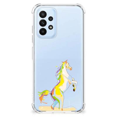 Samsung Galaxy A23 Stevig | Bumper Hoesje | Horse Color Samsung Galaxy A23 Stevig | Bumper Hoesje | Horse Color