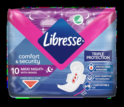 Libresse Comfort & Security Maxi Goodnight Maandverband