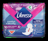 Libresse Comfort & Security Maxi Goodnight Maandverband