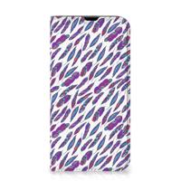 iPhone 13 Pro | Hoesje met Magneet | Feathers Color