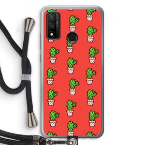 Mini cactus: Huawei P Smart (2020) Transparant Hoesje met koord