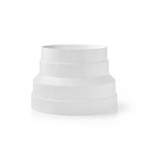 Nedis Verloopstuk Luchtafvoerslang | 125-100 mm | Droger | 1 stuks - DRRE125WT100 DRRE125WT100