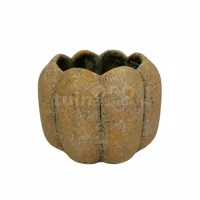 PTMD Bloempot Sidney Cement Roest Ø12cm