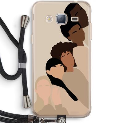 Sweet creatures: Samsung Galaxy J3 (2016) Transparant Hoesje met koord