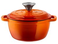 SILVERCREST Gietijzeren pan 16 cm 1,3 L (Oranje)