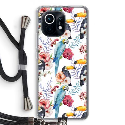 Bloemen tukan: Xiaomi Mi 11 Transparant Hoesje met koord