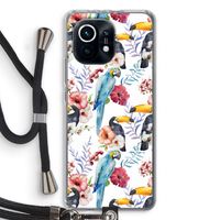 Bloemen tukan: Xiaomi Mi 11 Transparant Hoesje met koord