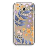 Flowers with blue leaves: Samsung Galaxy A5 (2017) Transparant Hoesje