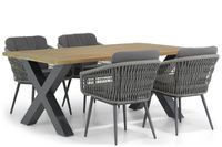 Lifestyle Western/Cardiff 180 cm dining tuinset 5-delig