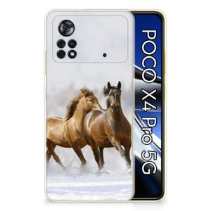 Xiaomi Poco X4 Pro 5G TPU Hoesje Paarden