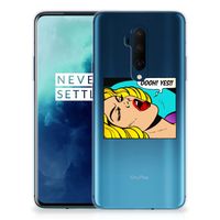 OnePlus 7T Pro Silicone Back Cover Popart Oh Yes