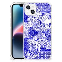 Extreme Case Apple iPhone 14 Plus Angel Skull Blauw