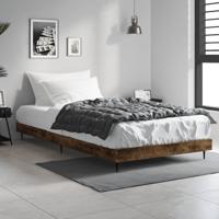 Bedframe zonder matras hout gerookt eikenkleurig 90x200 cm
