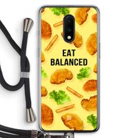Eat Balanced: OnePlus 7 Transparant Hoesje met koord
