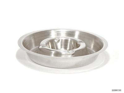 Hotelasbak rvs 16cm