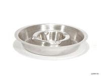Hotelasbak rvs 16cm