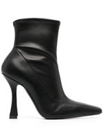 Casadei Geraldine 100mm leather boots - Noir