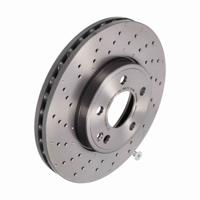 Remschijf COATED DISC LINE BREMBO, Remschijftype: Geperforeerd / Geventileerd, u.a. für Mercedes-Benz