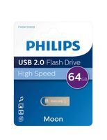 Philips Moon Edition 2.0 USB flash drive 64 GB USB Type-A Zilver - thumbnail