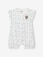 Disney® Minnie® korte jumpsuit voor babymeisjes wit, bedrukt - thumbnail