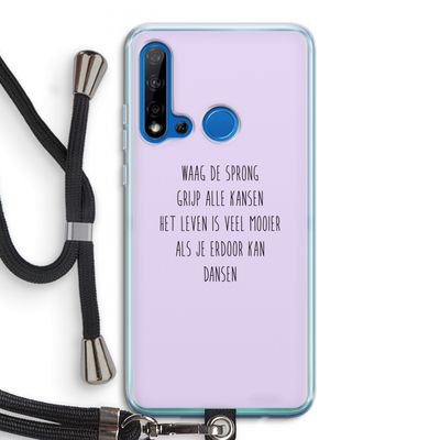 Sprong: Huawei P20 Lite (2019) Transparant Hoesje met koord