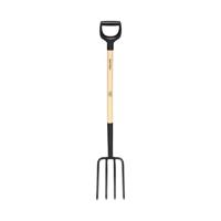Fiskars Solid Spitvork met Houten Steel FSC - 1070676