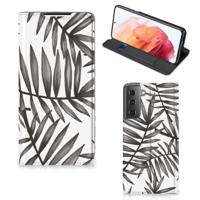 Samsung Galaxy S21 Smart Cover Leaves Grey