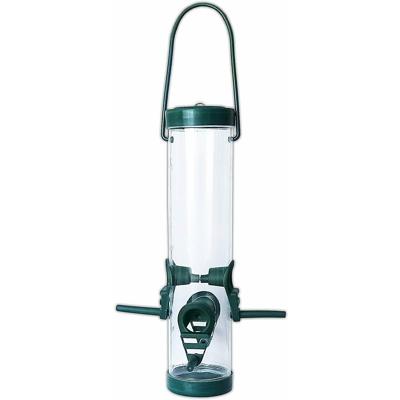 Vogelvoedersilo - Voordeelset van 6x stuks - transparant - kunststof - 25 cm