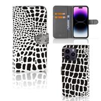 iPhone 15 Pro Max | Telefoonhoesje | Met pasjeshouder | Slangenprint